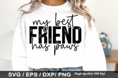 Best Friend SVG Design - She Is My Bestie Product Image 2