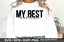 My Best Friend Has Paws - Best Friend SVG Design Product Image 1
