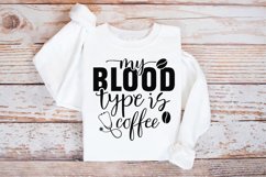 My Blood Type Is Coffee SVG, Nurse SVG Design Product Image 2