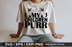 Cat SVG Design - Love is a Four Legged Word Product Image 4