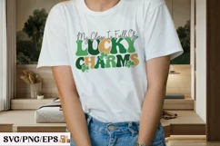 Retro Lucky SVG, St Patrick's Teacher PNG SVG T-shirt Design Product Image 3