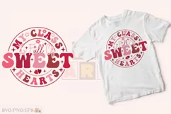 My Class is Full of Sweethearts SVG T-shirt Design Product Image 2