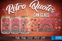 Glass Can Wrap SVG | Retro Wrap SVG | Glass Can Bundle vol.8 Product Image 2