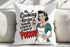 My Cooking Recipe includes a Pinch of a dash Sublimation PNG Product Image 4