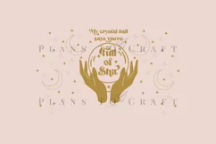 my cyrstal ball says celestial starbucks 16oz hot cup wrap svg presized template for tumbler grande