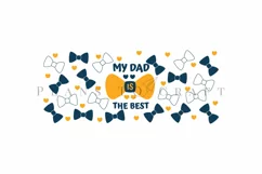 my dad is the best coffee mug sublimation wrap glass mug wrap svg presized for 11oz and 15oz glass ready to cut and sublimation files
