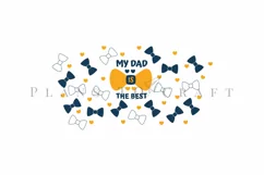 my dad is the best starbucks 16oz hot cup wrap svg presized template for tumbler grande suitable for cricut and silhouette