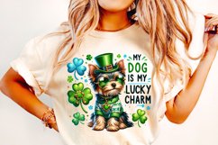 St Patrick&#039;s Day Dog PNG, My Dog Is My Lucky Charm PNG, Dog Product Image 1