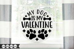 Dog Round Sign SVG Bundle - Dog Door Sign Product Image 10