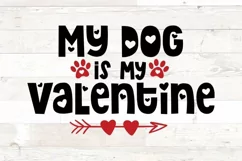 Fur Mama Valentines Day SVG Quote for Dog Product Image 2