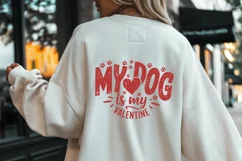 My Dog is My Valentine SVG | Dog Lover Cut File Product Image 2