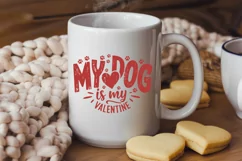 My Dog is My Valentine SVG | Dog Lover Cut File Product Image 3