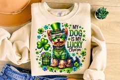 St Patrick&#039;s Day Dog PNG, My Dog Is My Lucky Charm PNG, Dog Product Image 3