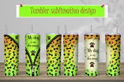 Animal tumbler | My dog is my Product Image 1