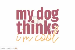 Dog SVG PNG T-shirt Design. Dog SVG Product Image 1