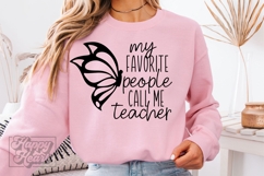 My Favorite Teacher Call Me Teacher SVG PNG Product Image 4