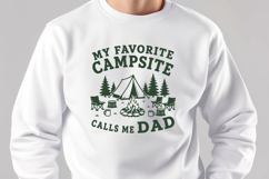 Camping Dad SVG PNG, My Favorite Campsite Calls Me Dad Product Image 3