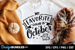 My favorite color is October SVG Product Image 1