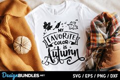 My favorite color is autumn svg Product Image 1