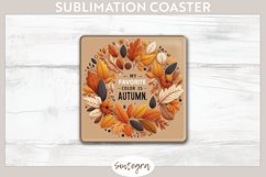 My Favorite Color Is Autumn v1 Square Coaster Sublimation Product Image 1