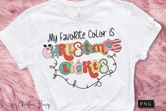 My Favorite Color Is Christmas Lights PNG | Christmas Sub Product Image 3