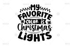 My favorite color is christmas SVG, Christmas SVG Design Product Image 2
