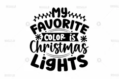My favorite color is christmas SVG, Christmas SVG Design Product Image 2