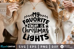 My favorite color is christmas SVG, Christmas SVG Design Product Image 1