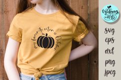 My favorite color is october svg, fall cut file Product Image 1