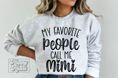 My Favorite People Call Me Mimi SVG - Mimi Life Mothers Day Product Image 2