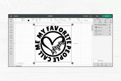 My Favorite People Call Me Mom SVG Cut File | Mommy Svg Png Product Image 4