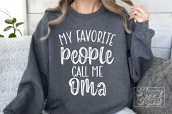 My Favorite People Call Me Oma SVG - Blessed Oma - Cool Oma Product Image 2
