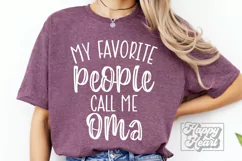 My Favorite People Call Me Oma SVG - Blessed Oma - Cool Oma Product Image 4