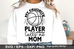 Basketball SVG Design - My Heart is on That Court Product Image 3