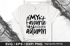 My favourite color is autumn SVG - Pumpkin Design Product Image 1