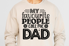 My favourite people call me dad SVG, Father&#039;s Day SVG Product Image 1