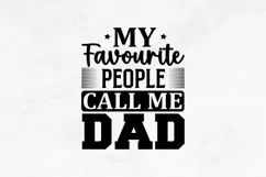 My favourite people call me dad SVG, Father's Day SVG Design Product Image 2