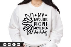 My favourite people call me - Mother&#039;s Day SVG Design Product Image 1