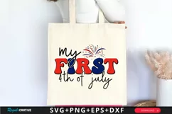My First 4th Of July SVG, 4th Of July SVG Design Product Image 3