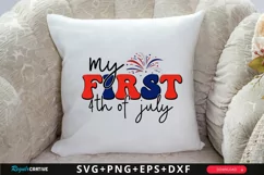 My First 4th Of July SVG, 4th Of July SVG Design Product Image 2