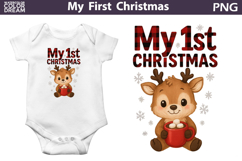My First Christmas Sublimation Bundle | Cute Fox Clipart Product Image 14