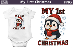 My First Christmas Sublimation Bundle | Cute Fox Clipart Product Image 15
