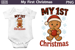 My First Christmas Sublimation Bundle | Cute Fox Clipart Product Image 16