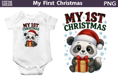 My First Christmas Sublimation Bundle | Cute Fox Clipart Product Image 19
