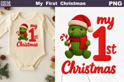My First Christmas Knitted | My 1st Christmas Dinosaur Product Image 1