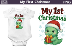My First Christmas Sublimation Bundle | Cute Fox Clipart Product Image 6