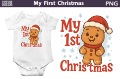 My First Christmas Sublimation Bundle | Cute Fox Clipart Product Image 7