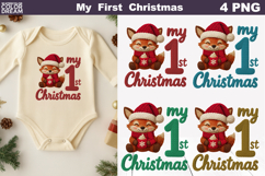 My First Christmas Knitted | My 1st Christmas Fox Product Image 1