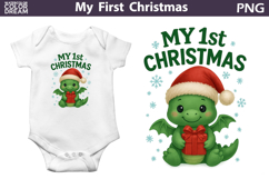 My First Christmas Sublimation Bundle | Cute Fox Clipart Product Image 9
