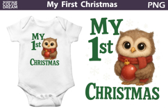 My First Christmas Sublimation Bundle | Cute Fox Clipart Product Image 10